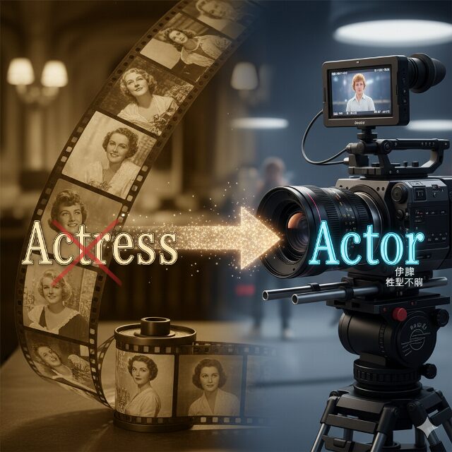 女優を俳優と呼ぶのはなぜ
